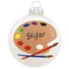 Personalized Artist Palette Glass Ornament -Holiday Decoration Store 1186548 web 1.default