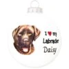 Personalized I Love My Labrador Brown Face On White Glass Ornament 1 Personalized I Love My Labrador Brown Face On White Glass Ornament -Holiday Decoration Store 1186604 web 1.default