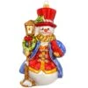 Snowman With Lantern And Cardinal Glass Ornament -Holiday Decoration Store 1186640 web 1.default