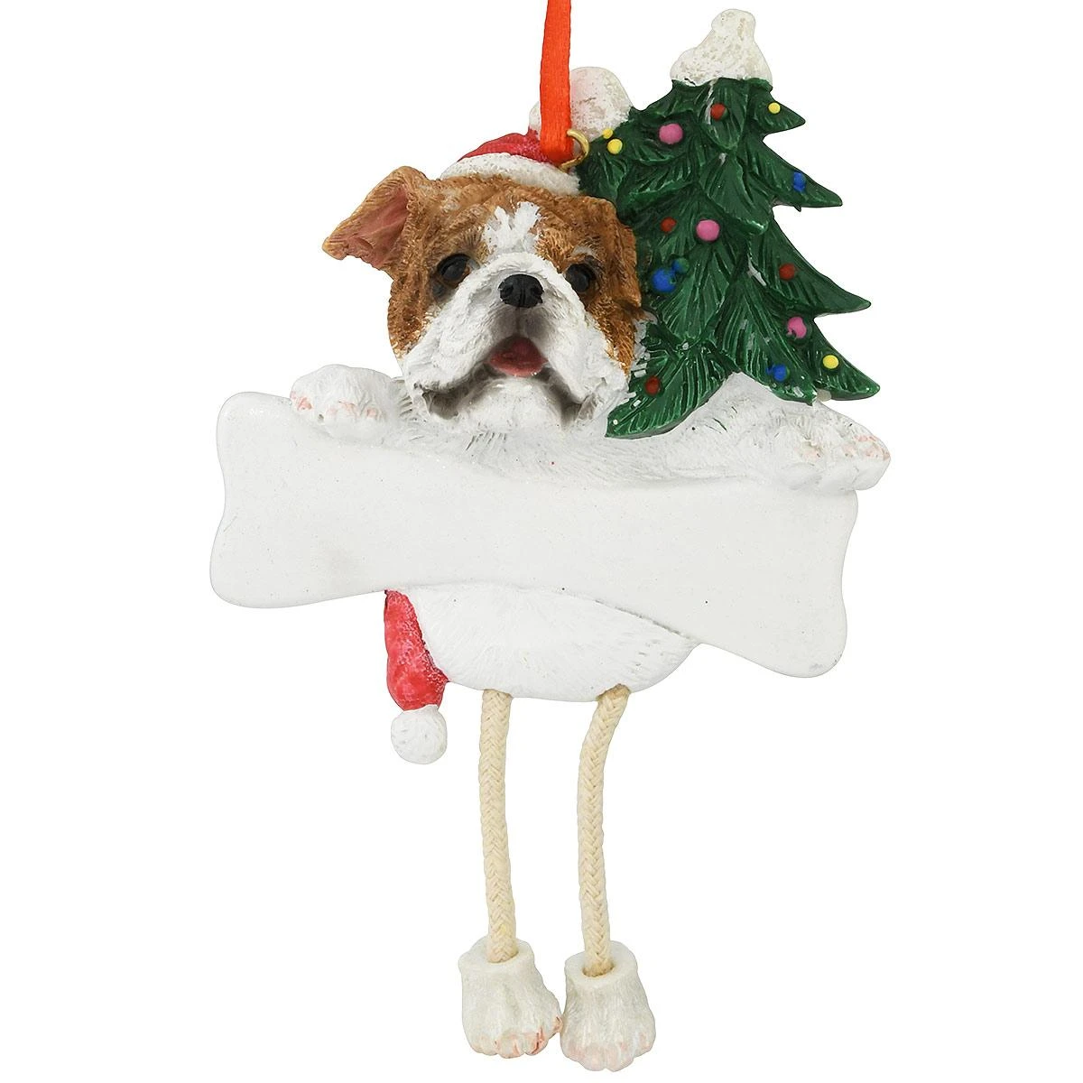 Personalized Bulldog Ornament With Dangling Legs 4 Personalized Bulldog Ornament With Dangling Legs - Image 2