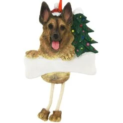 Personalized German Shepherd Ornament With Dangling Legs 5 Personalized German Shepherd Ornament With Dangling Legs -Holiday Decoration Store 1187374 web 2