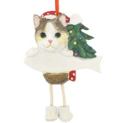 Personalized Calico Cat Ornament With Dangling Legs 5 Personalized Calico Cat Ornament With Dangling Legs -Holiday Decoration Store 1187377 web 2
