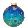 Blue Glass Ornament With Peacock Feathers -Holiday Decoration Store 1189925 web 1.default