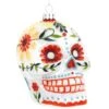 Day Of The Dead 4 Inch White Skull Ornament 2 Day Of The Dead 4 Inch White Skull Ornament -Holiday Decoration Store 1190056 web 1.default
