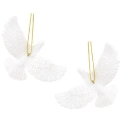Doves Of Friendship 2 Piece Ornament Set