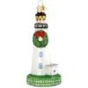 Ocracoke Lighthouse Glass Ornament