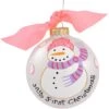 My First Christmas With Snowman Girl Glass Ornament -Holiday Decoration Store 1192340 web 1.default