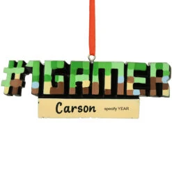 Personalized #1 Gamer Ornament