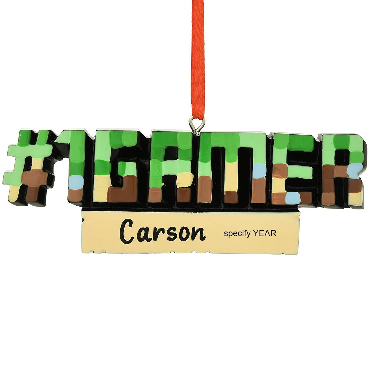 Personalized #1 Gamer Ornament 3 Personalized #1 Gamer Ornament