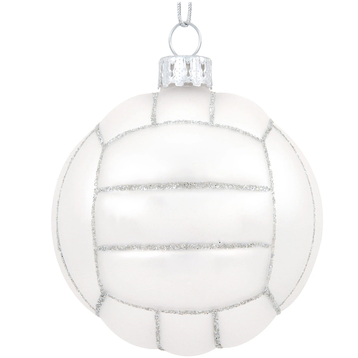 Personalized Volleyball Form Glass Ornament 4 Personalized Volleyball Form Glass Ornament - Image 2