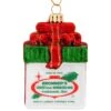 White Gift Package With Bronner's Logo Glass Ornament -Holiday Decoration Store 1193457 web 1.default