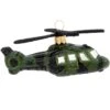 Camouflage Helicopter Glass Ornament