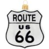 Route 66 Sign Glass Ornament 2 Route 66 Sign Glass Ornament -Holiday Decoration Store 1193762 web 1.default