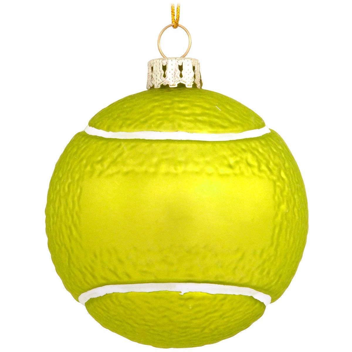 Personalized Tennis Ball Glass Form Ornament 4 Personalized Tennis Ball Glass Form Ornament - Image 2