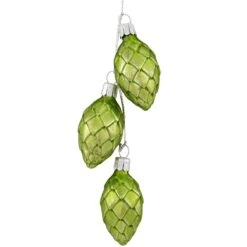 Glass Hops Cluster Ornament