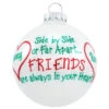 Personalized Side By Side Friends With Hearts Glass Ornament -Holiday Decoration Store 1194199 web 1.default