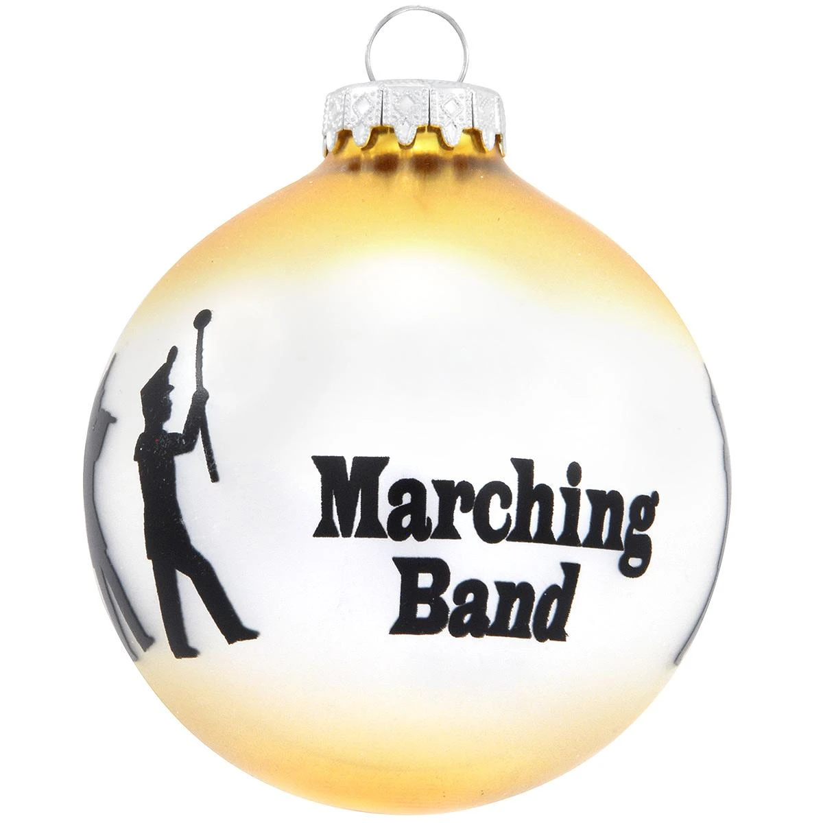 Personalized Marching Band Silhouettes Glass Ornament 4 Personalized Marching Band Silhouettes Glass Ornament - Image 2