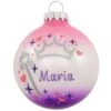Personalized Princess Swirl Glass Ornament -Holiday Decoration Store 1194796 web 1.default