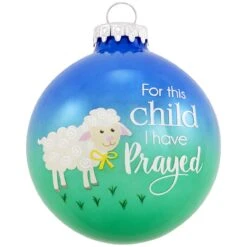 For This Child I Have Prayed Ornament