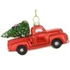 Red Truck Hauling Tree With Lights Glass Ornament -Holiday Decoration Store 1196138 web 1.default