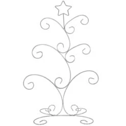 20 Inch Chrome Ornament Stand