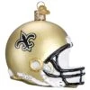 New Orleans Saints NFL Football Helmet Glass Ornament