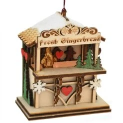 Christmas Market Ginger Cottage Ornament