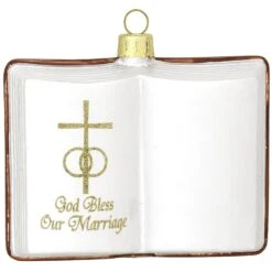 Personalized Our Marriage Bible Glass Ornament -Holiday Decoration Store 1198715 web 3