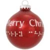 Merry Christmas Braille Red Sparkle Glass Ornament -Holiday Decoration Store 1199150 web 1.default