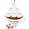 Personalized Hot Cocoa Family Of 6 Ornament -Holiday Decoration Store 1200149 web 1.default
