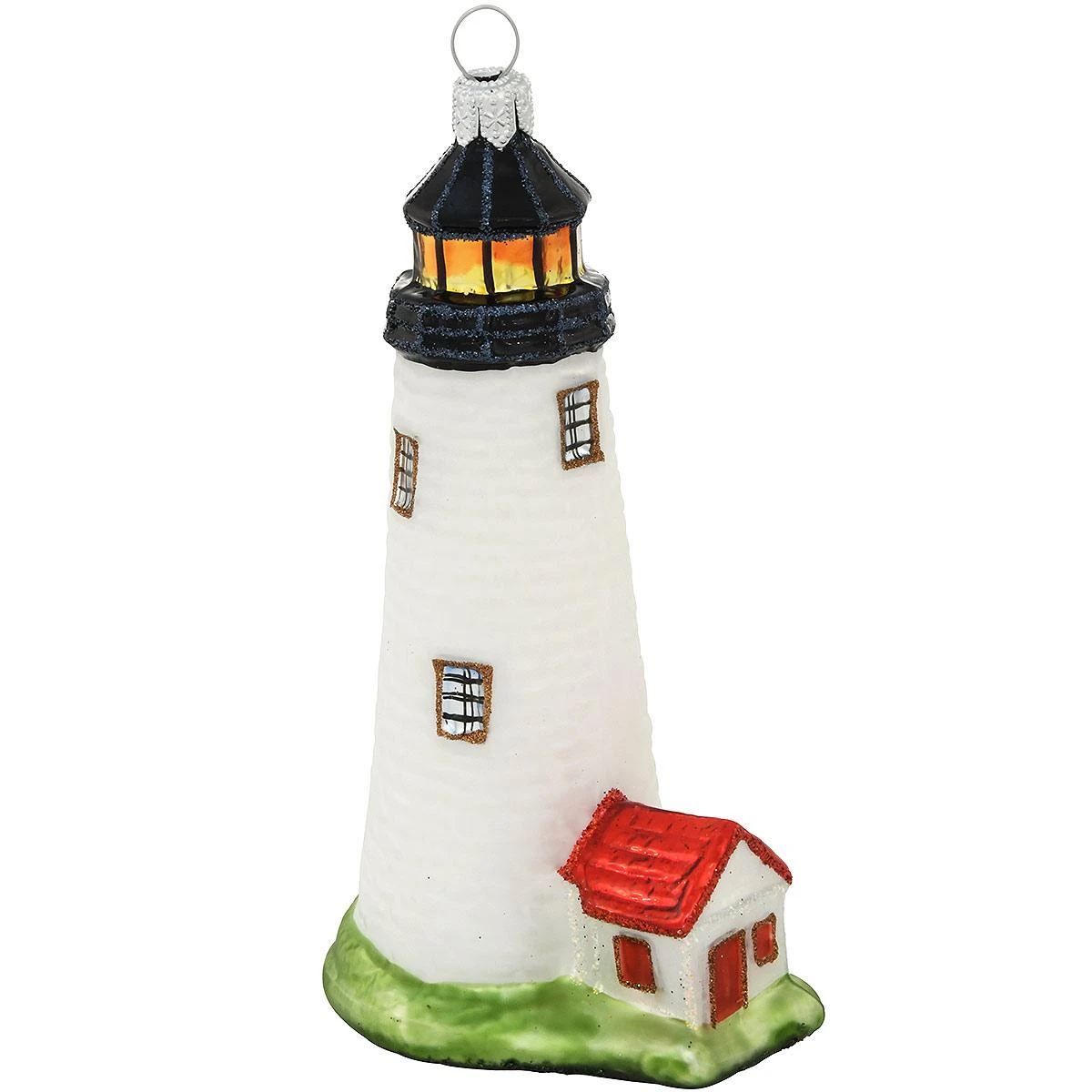 Lighthouse 4.5 Inch Glass Ornament 3 Lighthouse 4.5 Inch Glass Ornament