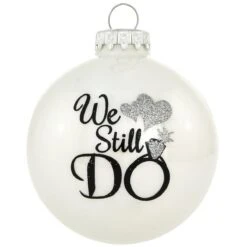 Personalized We Still Do Hearts With Ring Ornament -Holiday Decoration Store 1201510 web 2