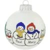 Personalized Snowman Couple With Dog And Cat Glass Ornament -Holiday Decoration Store 1201695 web 1.default