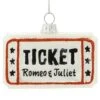 Personalized Ticket Shiny White Glass Ornament -Holiday Decoration Store 1202745 web 1.default