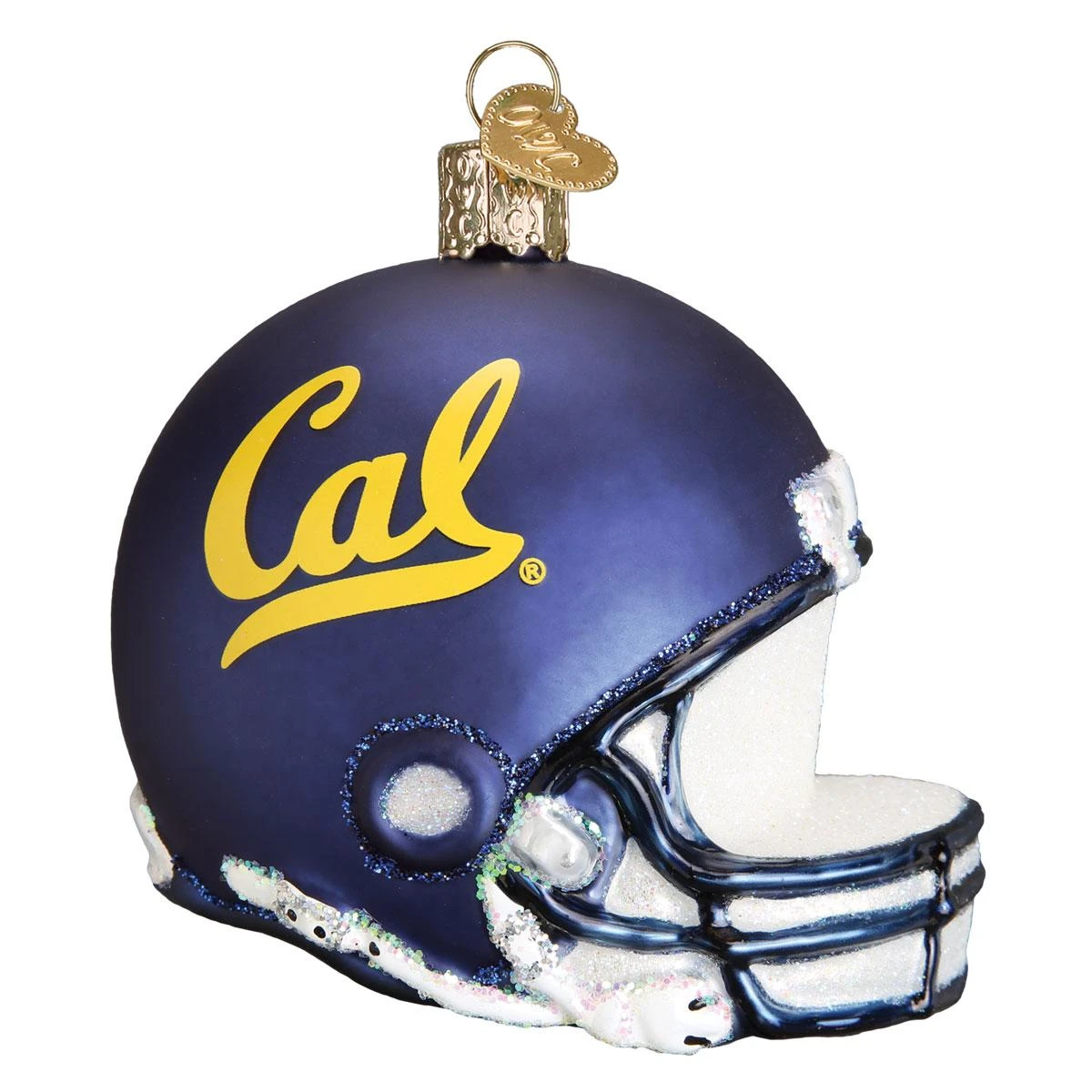 University Of California Football Helmet Glass Ornament 3 University Of California Football Helmet Glass Ornament
