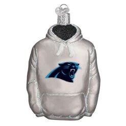 Carolina Panthers NFL Hoodie Glass Ornament