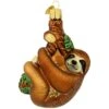 Sloth Glass Ornament