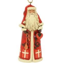 Jim Shore Danish Santa Ornament