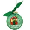 Our First Christmas In Our New Home 4 Inch Glass Ornament