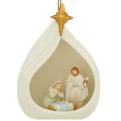 Nativity 4.5 Inch Porcelain Ornament