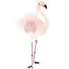 6 Inch Pink Flamingo Glass Ornament