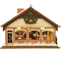 Pretzel Shop Ginger Cottage Ornament
