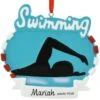 Personalized Swimming Resin Ornament 2 Personalized Swimming Resin Ornament -Holiday Decoration Store 1206117 web 1.default