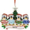 Personalized 4 Penguins In Christmas Sweaters Ornament -Holiday Decoration Store 1206160 web 1.default