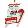 Personalized Polar Bear Couple On Sled Ornament -Holiday Decoration Store 1206170 web 1.default