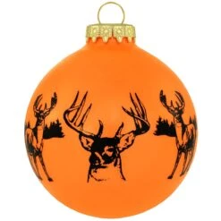 Personalized The White-Tailed Deer Glass Ornament 7 Personalized The White-Tailed Deer Glass Ornament -Holiday Decoration Store 1206325 web 3