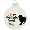 Personalized I Love My King Charles Spaniel Glass Ornament -Holiday Decoration Store 1206367 web 1.default