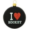 I Love Hockey Puck Glass Ornament -Holiday Decoration Store 1206427 web 1.default