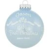 Personalized Baby's First Christmas Glossy Blue Glass Ornament -Holiday Decoration Store 1206475 web 1.default