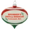 Bronner's Logo Red And Green Glass Form Ornament 2 Bronner's Logo Red And Green Glass Form Ornament -Holiday Decoration Store 1206500 web 1.default
